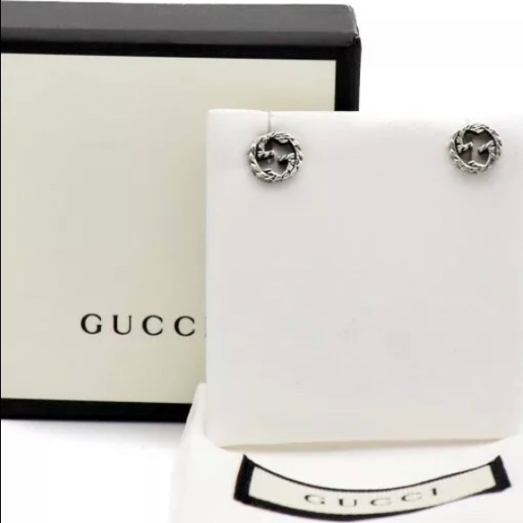 gucci earrings interlocking